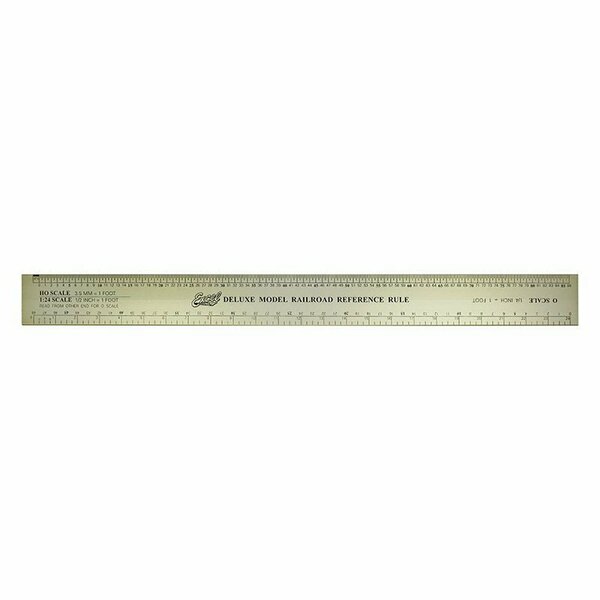 Excel Blades 12 in. Deluxe Scale Model Ruler 55778IND